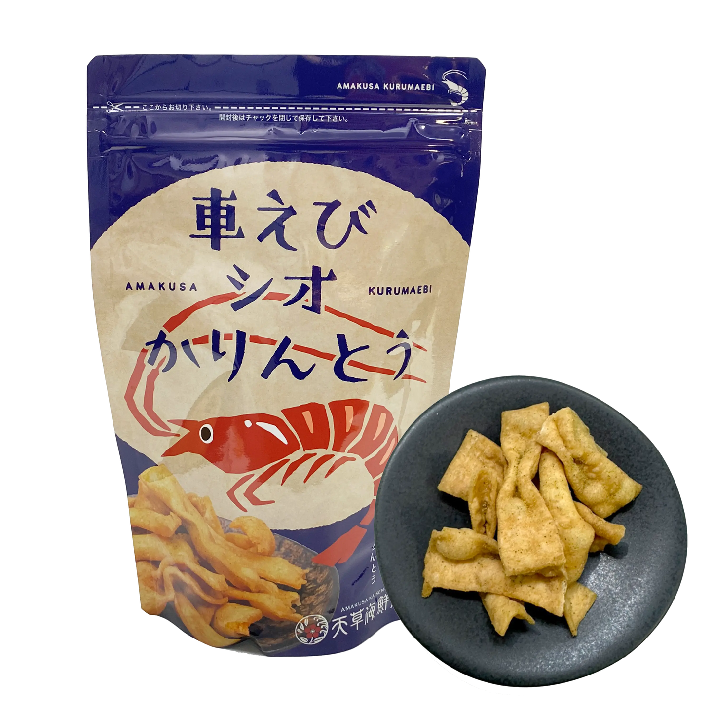 Amakusa Kuruma Shrimp Karinto (60g x 3 bags)
